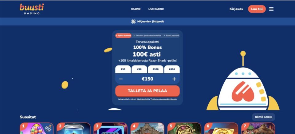 BuustiKasinon etusivu
