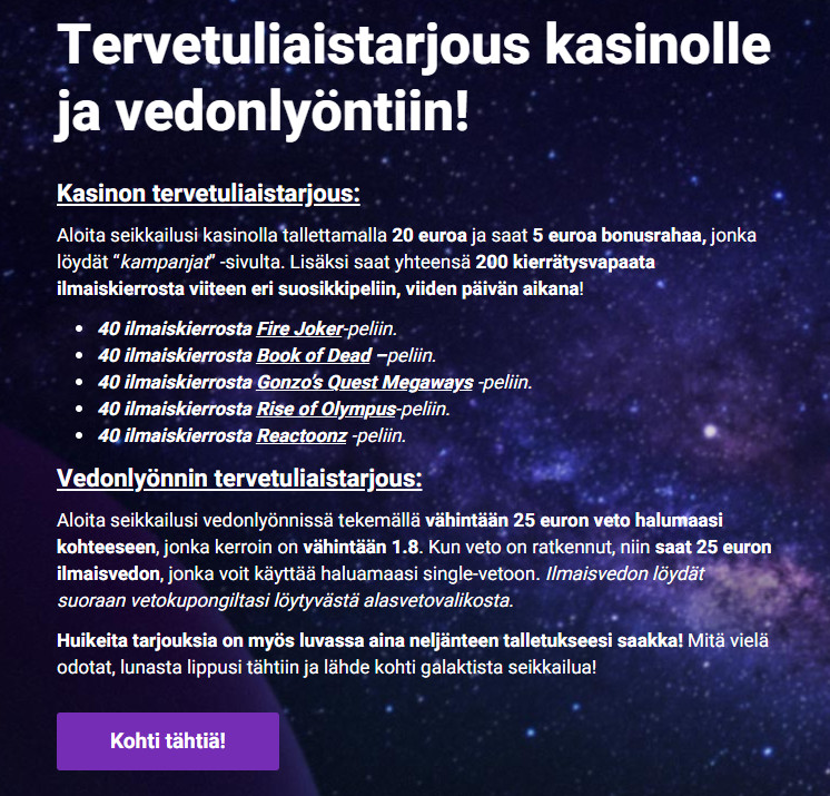 galaksino bonus