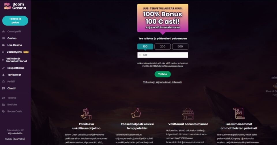 boom casino etusivu