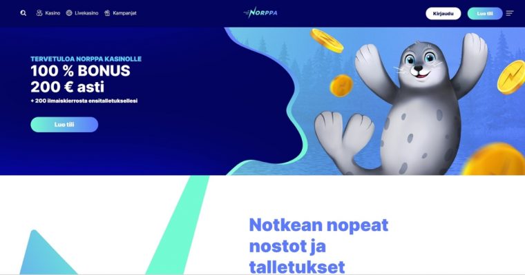 norppa kasino etusivu