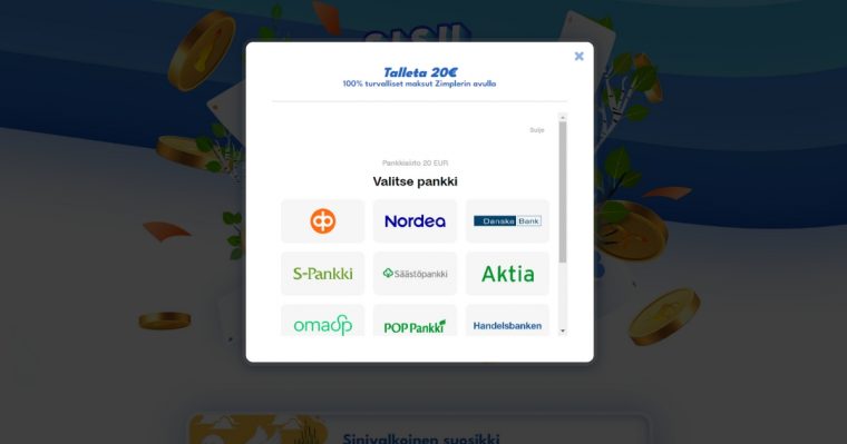 sisu kasino pelivalikoima