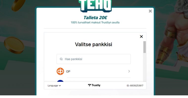 teho kasino pelivalikoima