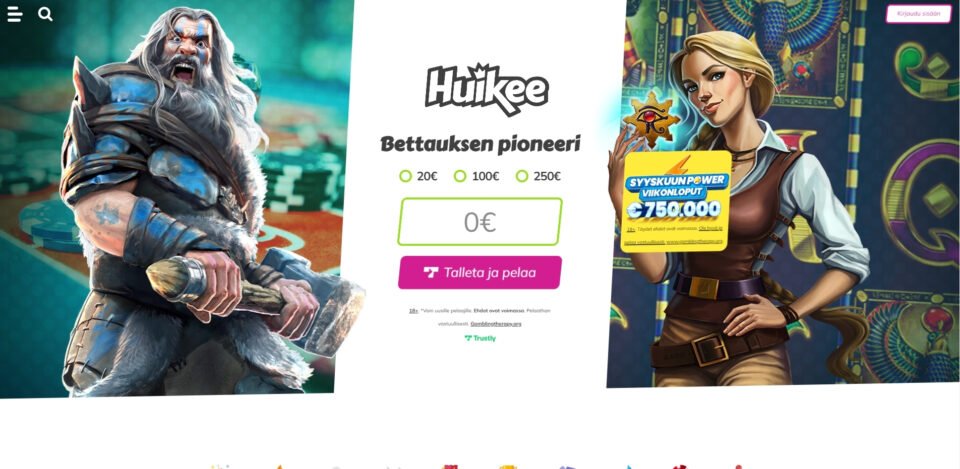 Huikee kasinon etusivu