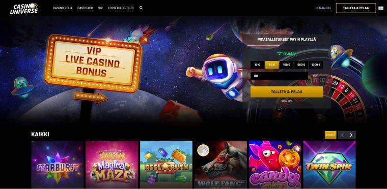 casino universe etusivu