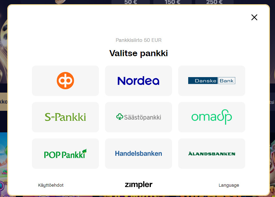 high roller rahansiirrot