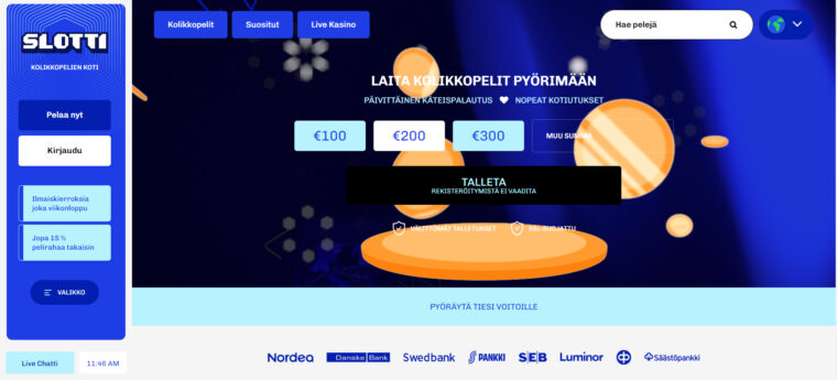 slotti casino etusivu