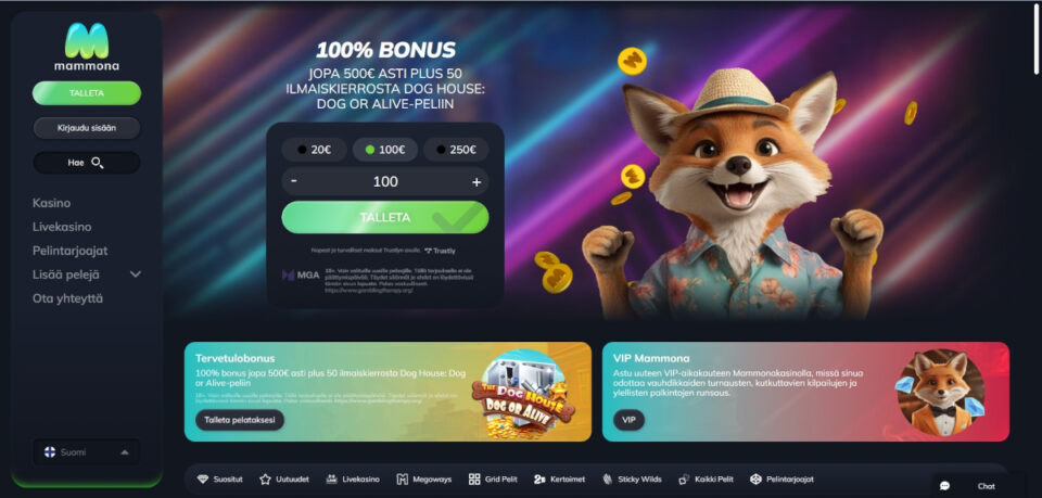 mammona kasino etusivu
