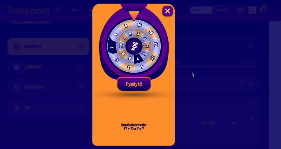 Pelikaanin Turbiini palkintopyörä