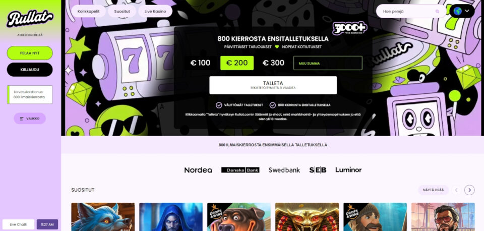 rullat kokemuksia nettikasino