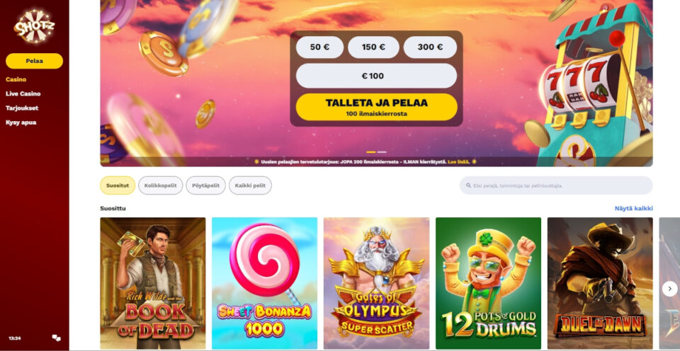shotz kokemuksia nettikasino