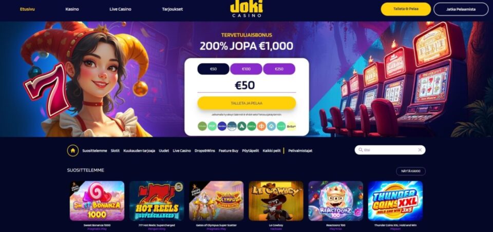 joki casino etusivu
