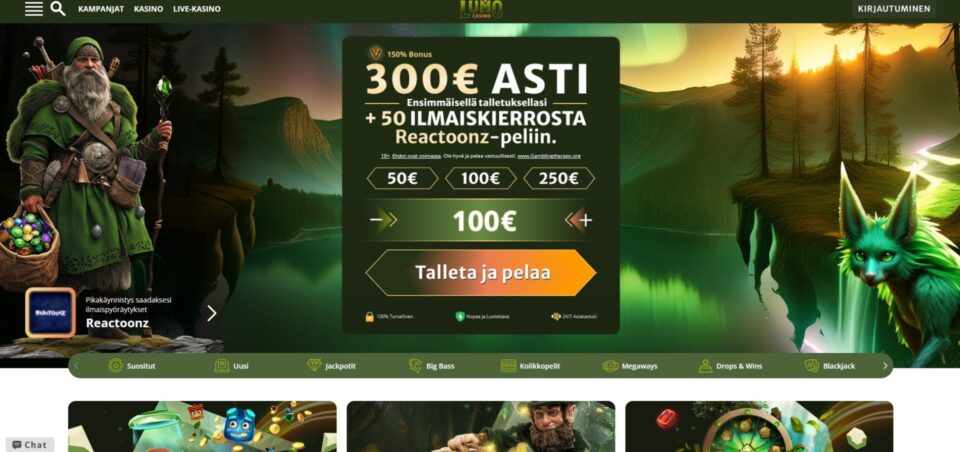 lumo casino etusivu