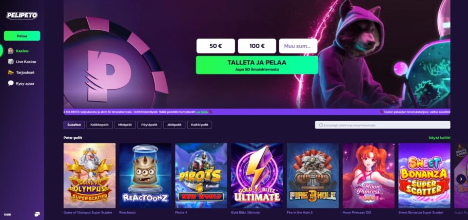 pelipeto etusivu