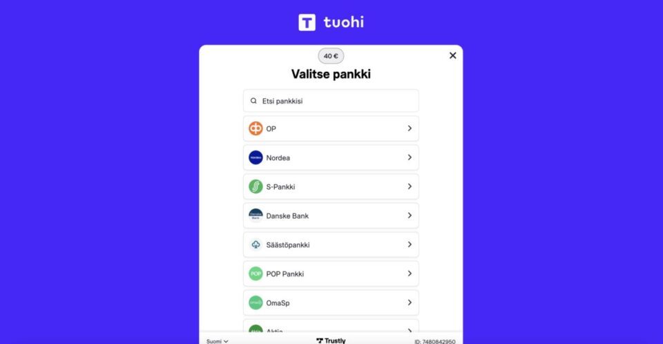 Tuohi kasino talletus